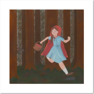 Little red riding hood Posters and Art